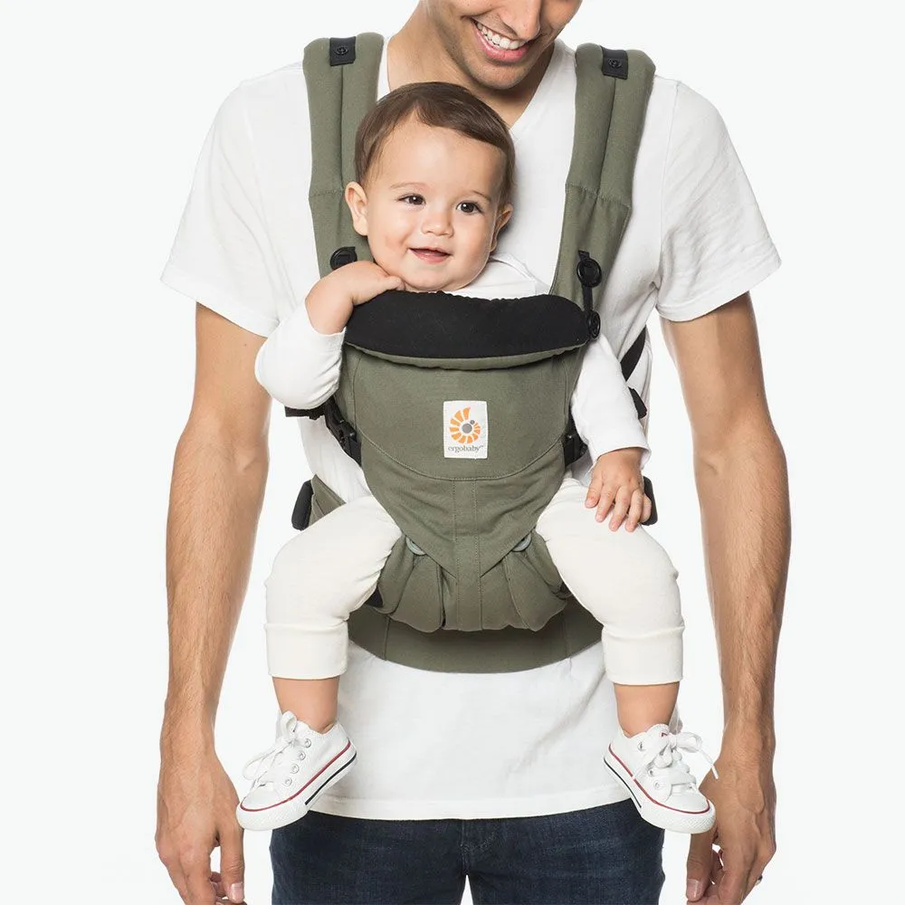 [1 year local warranty] ErgoBaby Omni 360 Baby Carrier - Kahki Green