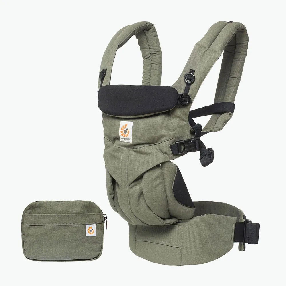 [1 year local warranty] ErgoBaby Omni 360 Baby Carrier - Kahki Green