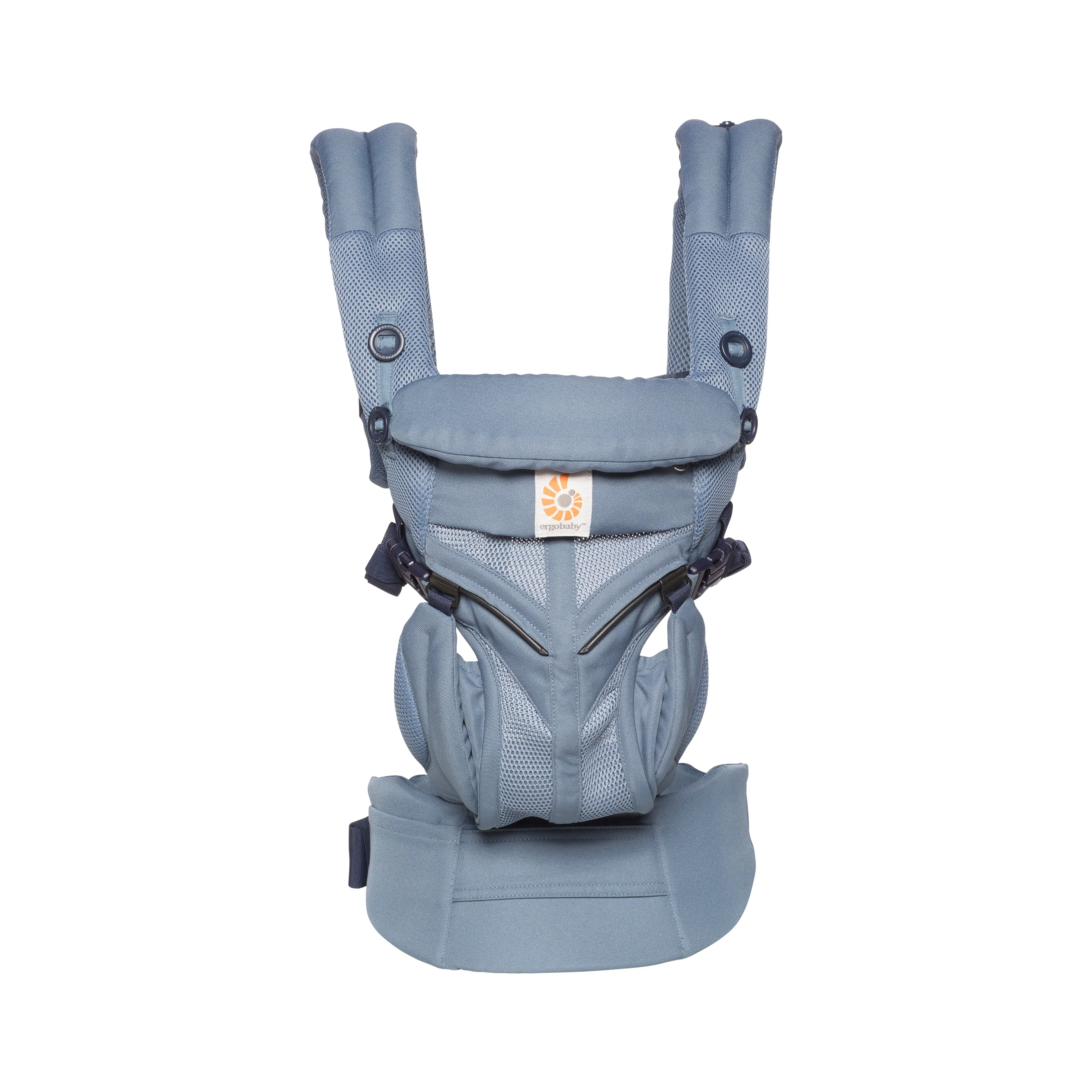 [1 year local warranty] Ergobaby Omni 360 Cool Air Mesh Baby Carrier - Oxford Blue