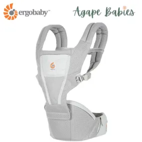 [10 year local warranty] Ergobaby Alta Hip Seat Baby Carrier - Pearl Grey