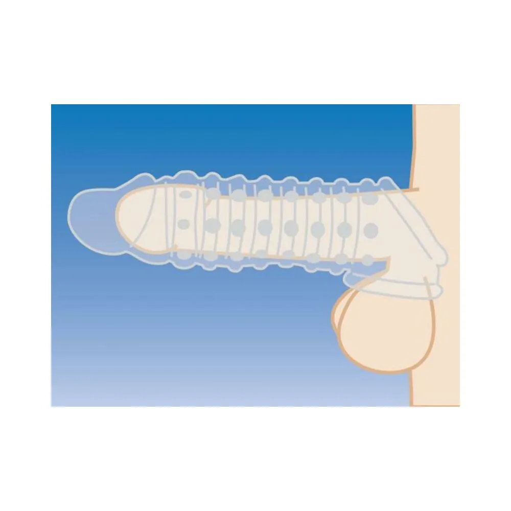 1.5 Inch Penis Enhancer Sleeve - Clear