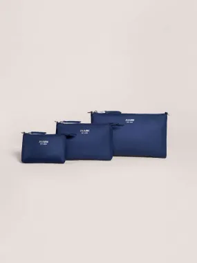 3-piece Pouch Set Navy