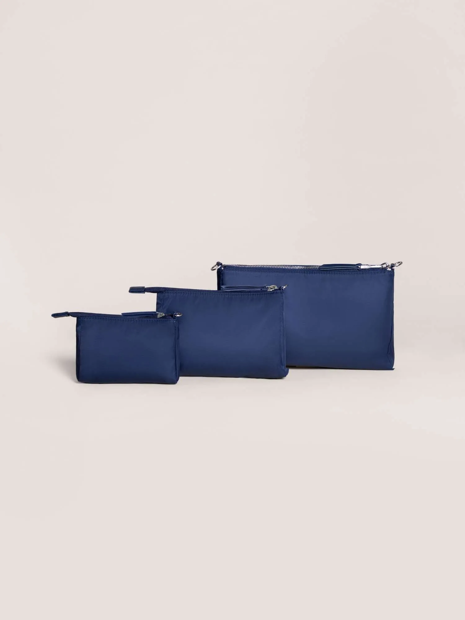 3-piece Pouch Set Navy