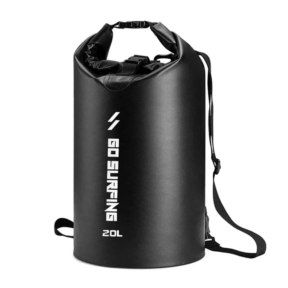 5L/10L/20L PVC Waterproof Dry Bag Roll Top Dry Sack Floating Diving Foldable Bags for Camping Hiking Kayaking Rafting Boating