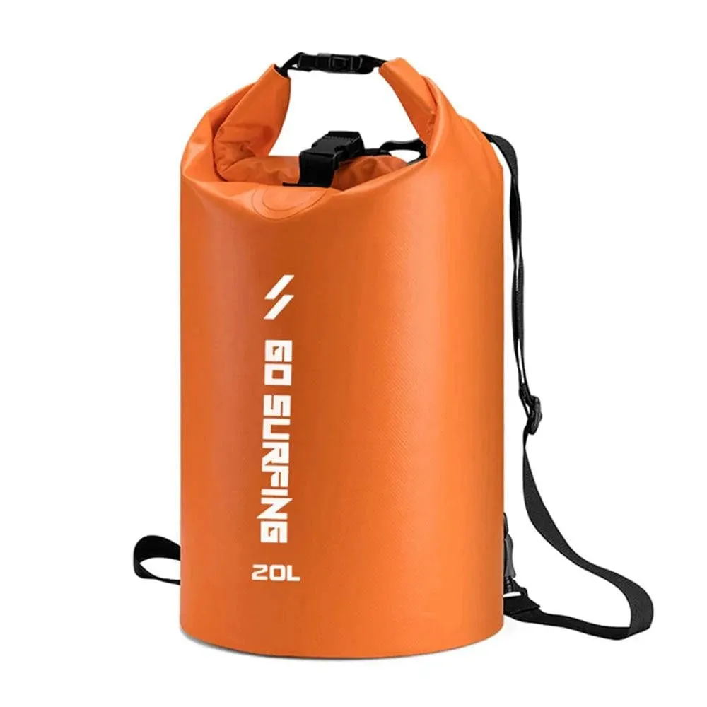 5L/10L/20L PVC Waterproof Dry Bag Roll Top Dry Sack Floating Diving Foldable Bags for Camping Hiking Kayaking Rafting Boating