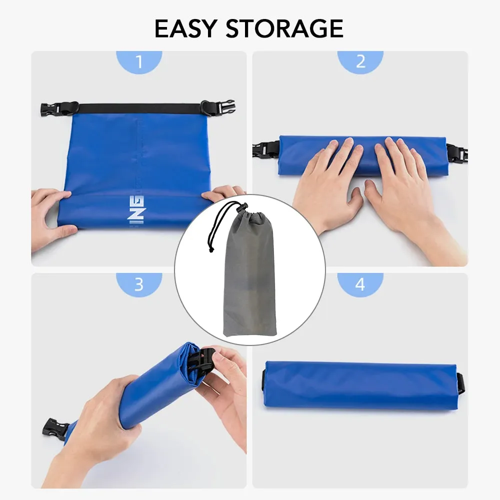 5L/10L/20L PVC Waterproof Dry Bag Roll Top Dry Sack Floating Diving Foldable Bags for Camping Hiking Kayaking Rafting Boating