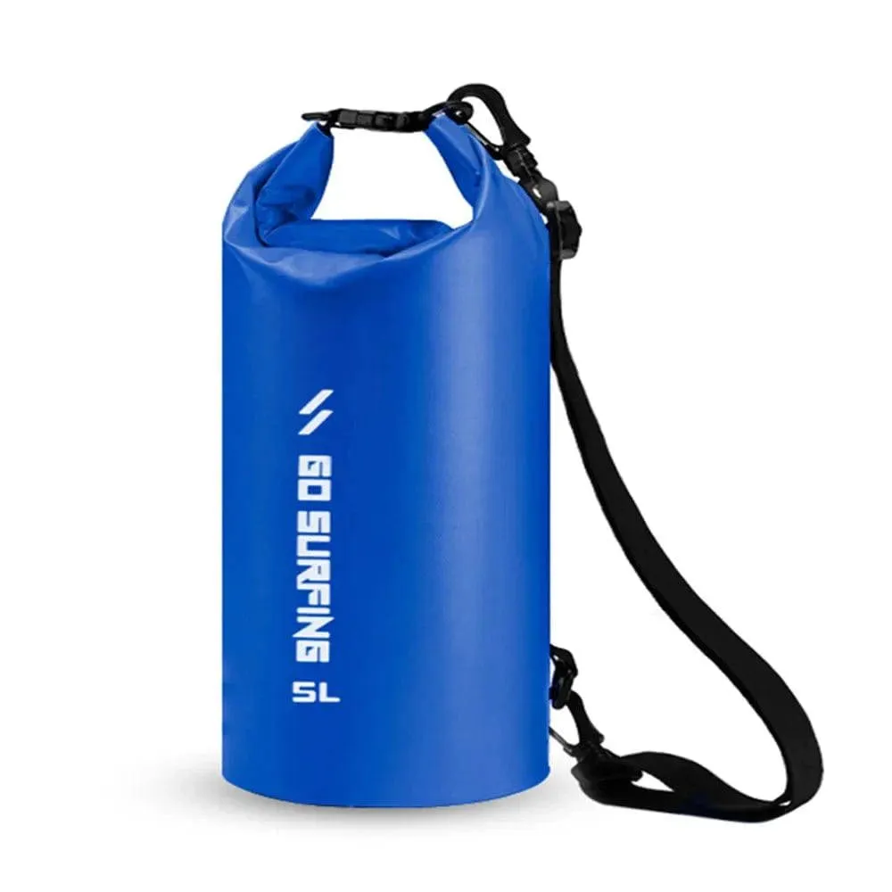 5L/10L/20L PVC Waterproof Dry Bag Roll Top Dry Sack Floating Diving Foldable Bags for Camping Hiking Kayaking Rafting Boating