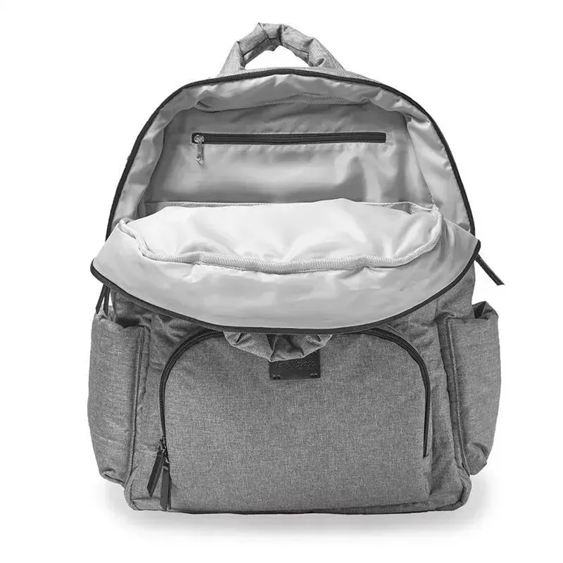 7AM Voyage - Diaper Bag Backpack, Heather Grey