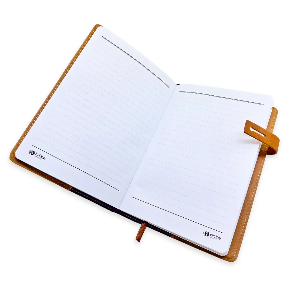 A5 PU Leather Hardcover with Card Pocket Notebook Planner