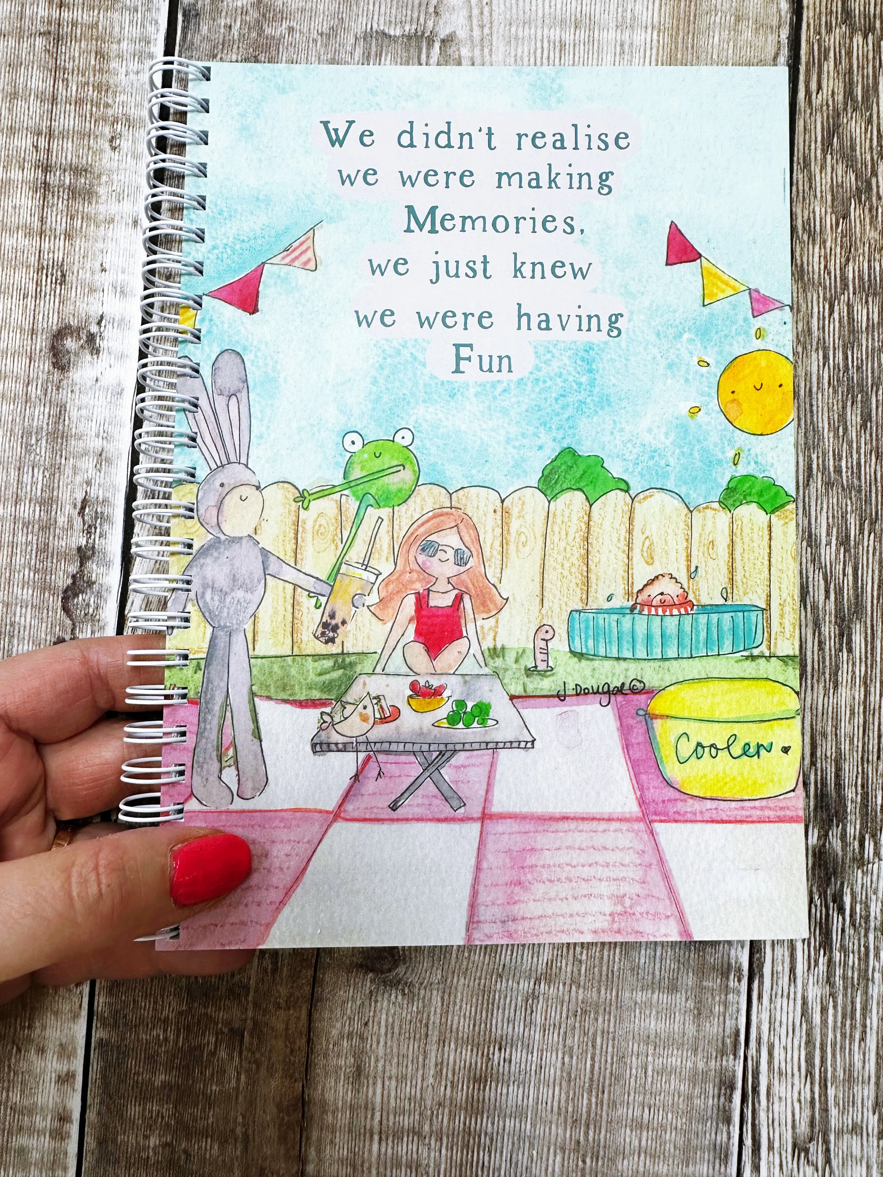 A5 Ring bound Making Memories Notebook or Planner