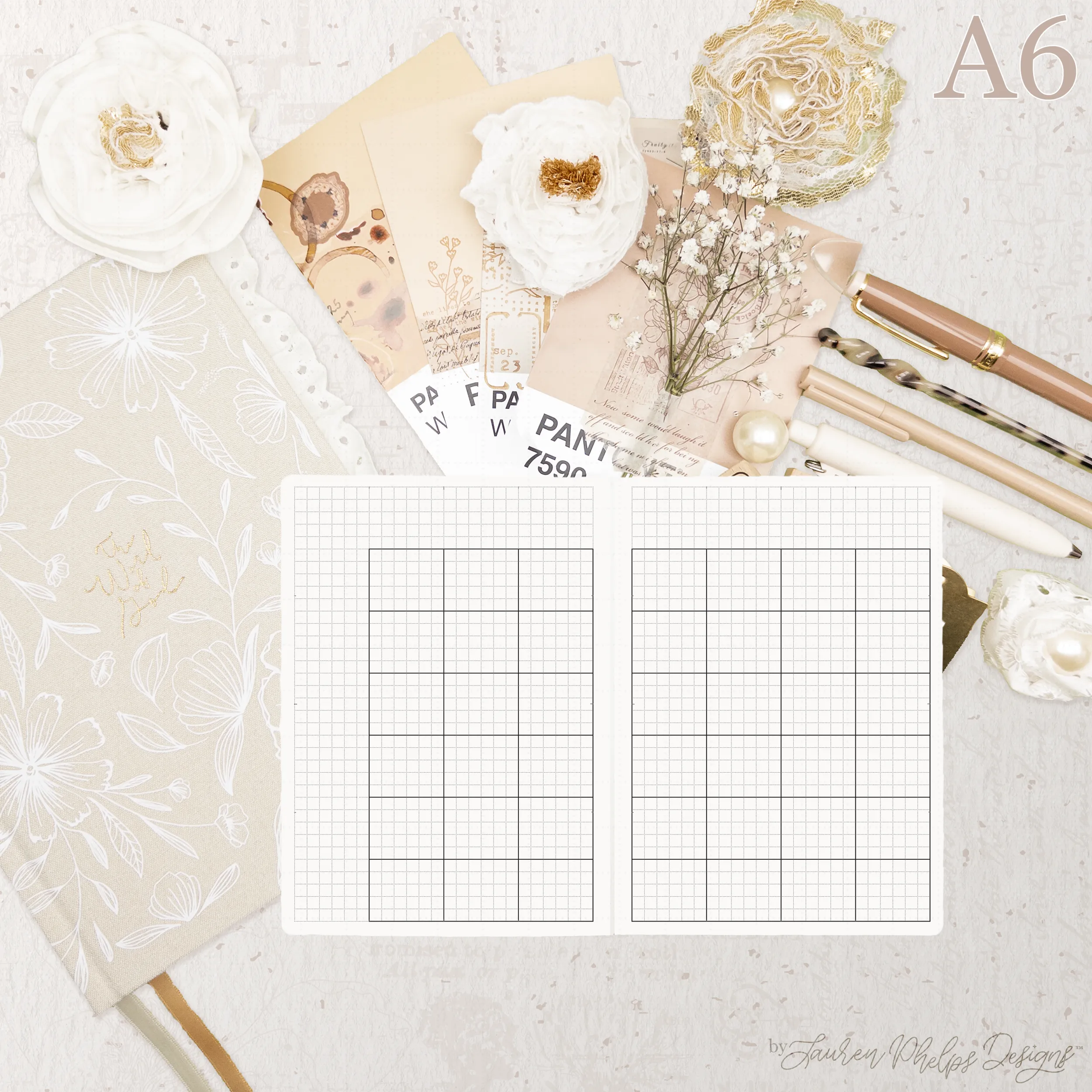 A6 Live | Plan | Dream® Notebook by Lauren Phelps Designs