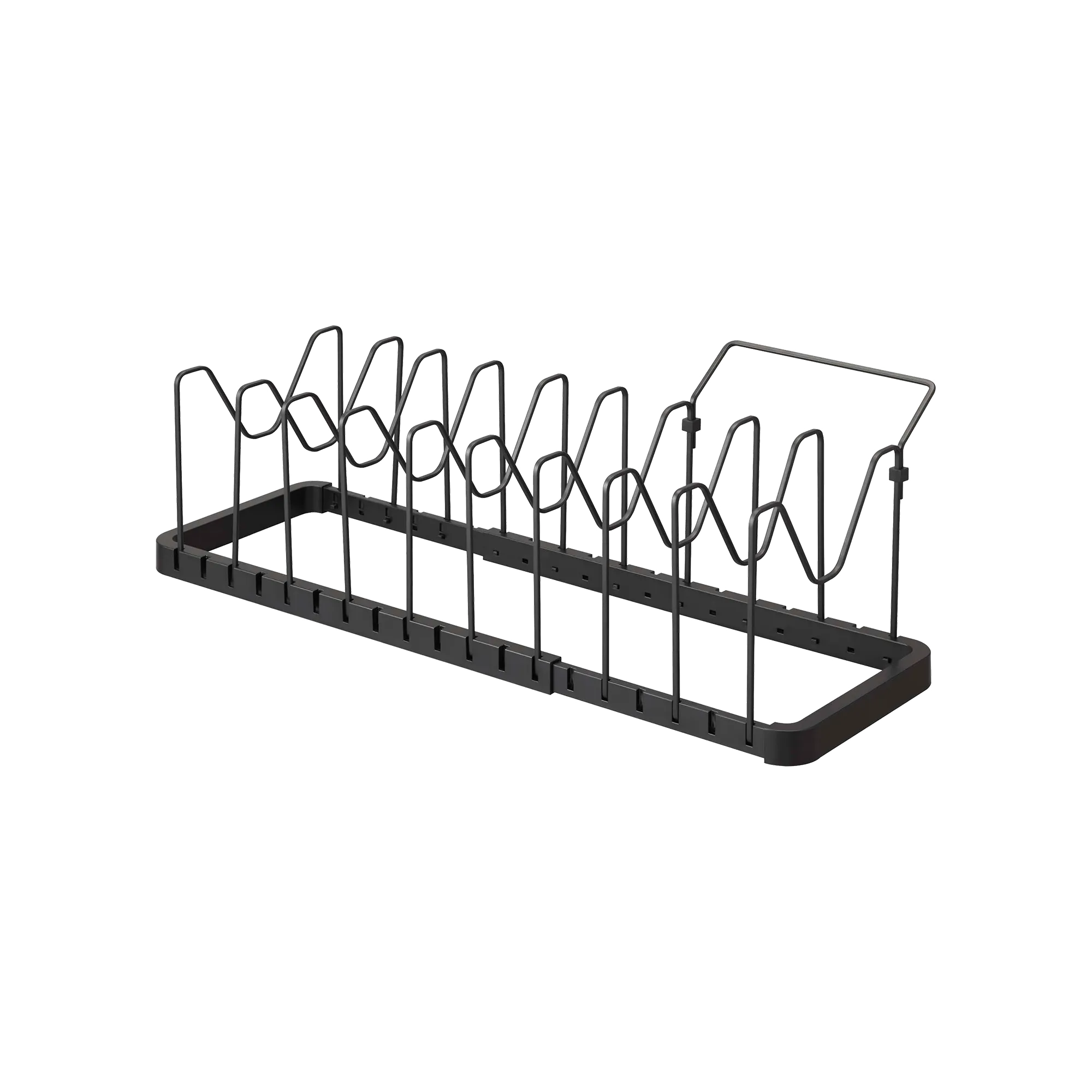 Adjustable Pot Lid Organizer - Steel