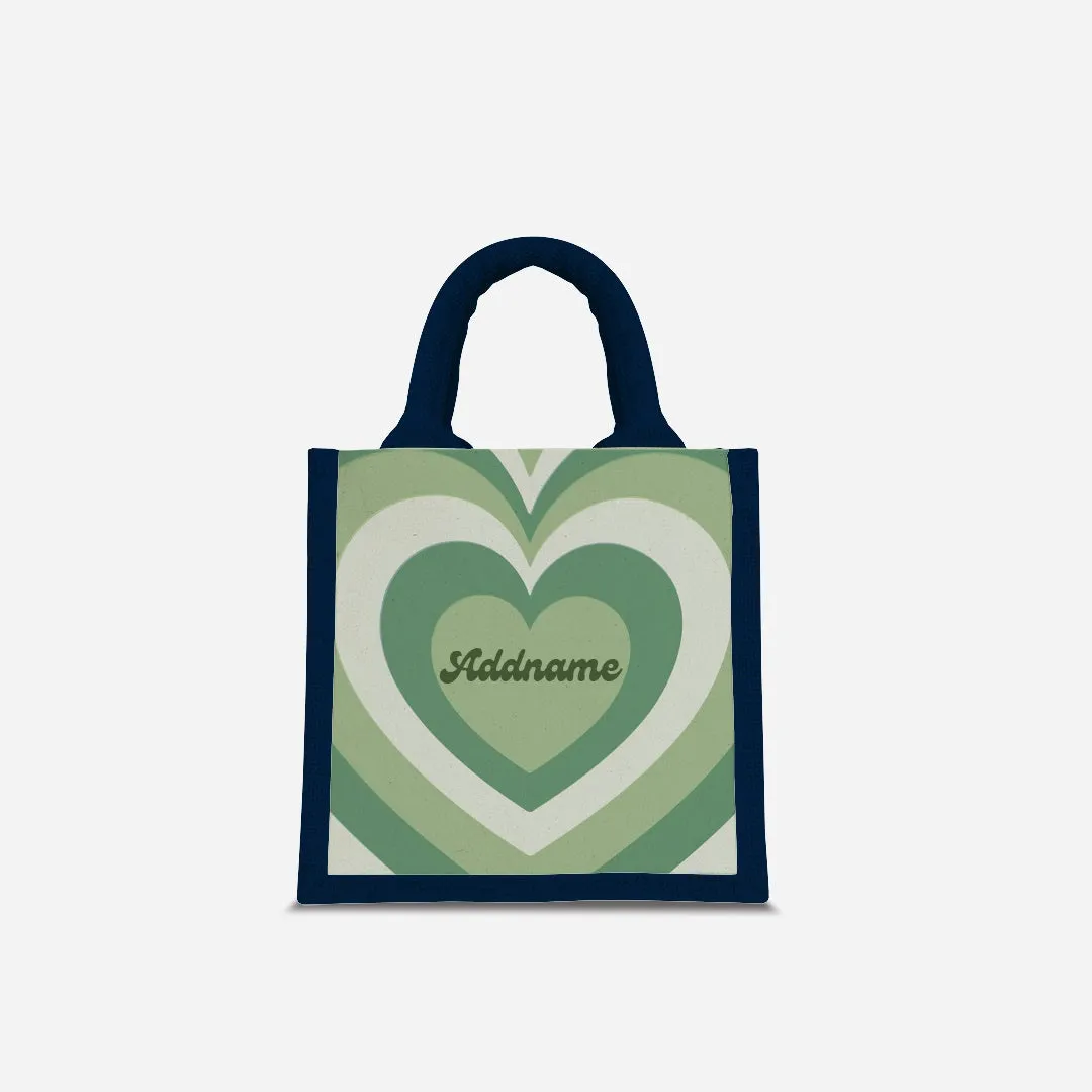 Affection Series Half Lining Lunch Bag  - Buttercup Navy