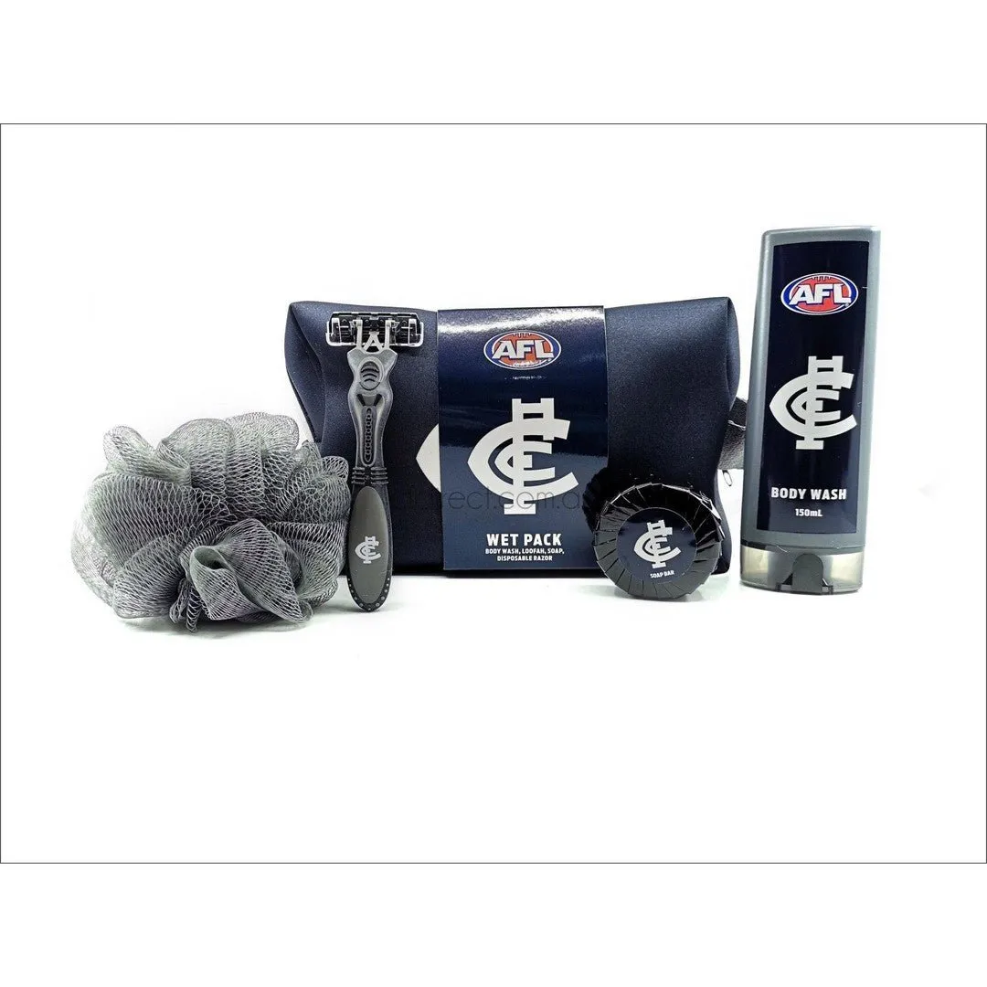 AFL Carlton Blues Toiletry Bag Gift Set