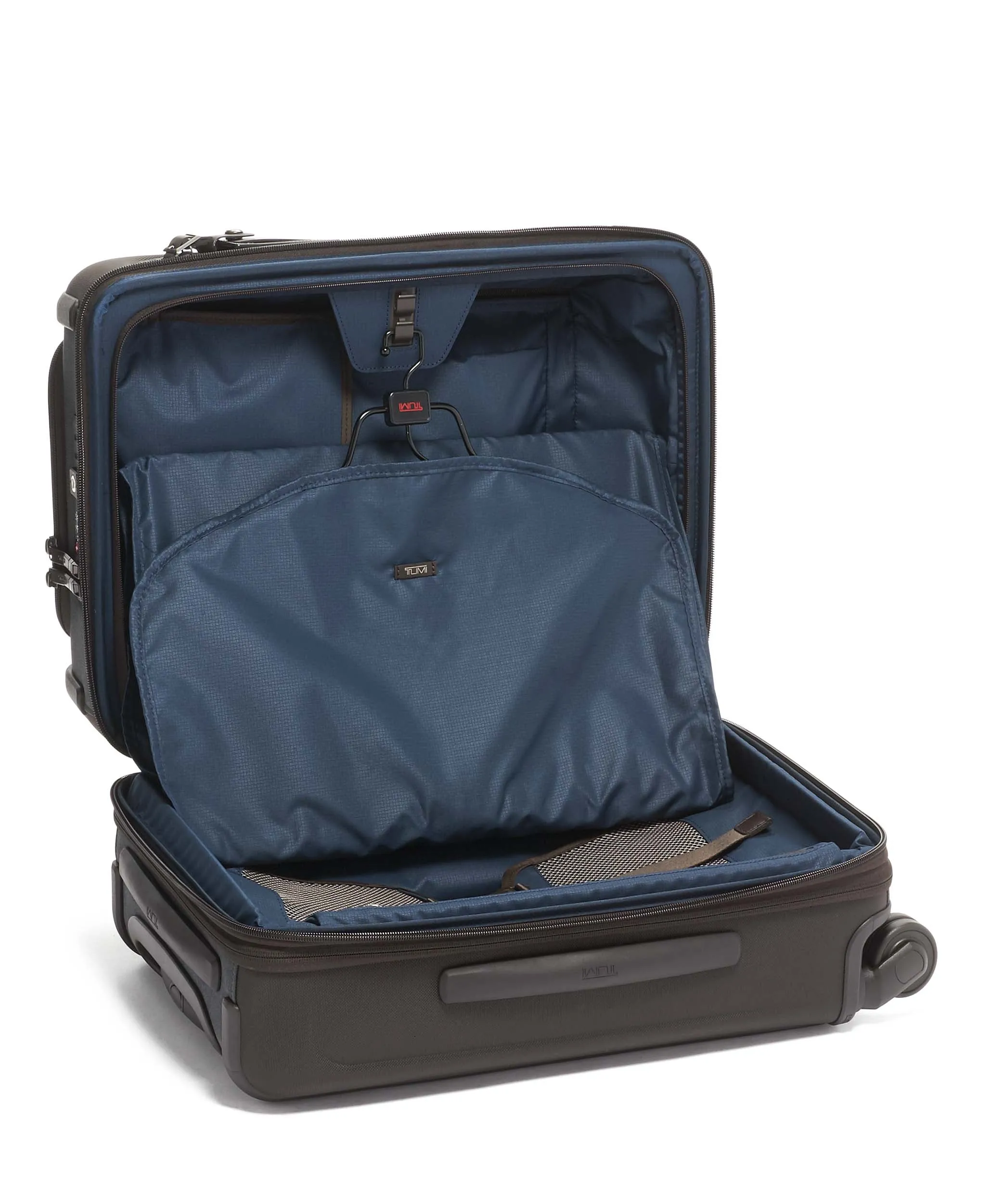 Alpha 3 International Dual Access 4 Wheeled Expandable Carry-On 56cm - Anthracite