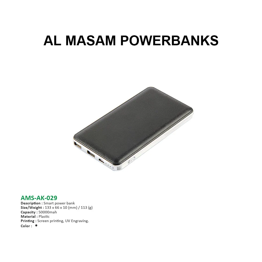 AMS- AK-029 - Smart Power Bank - 50,000 mAh