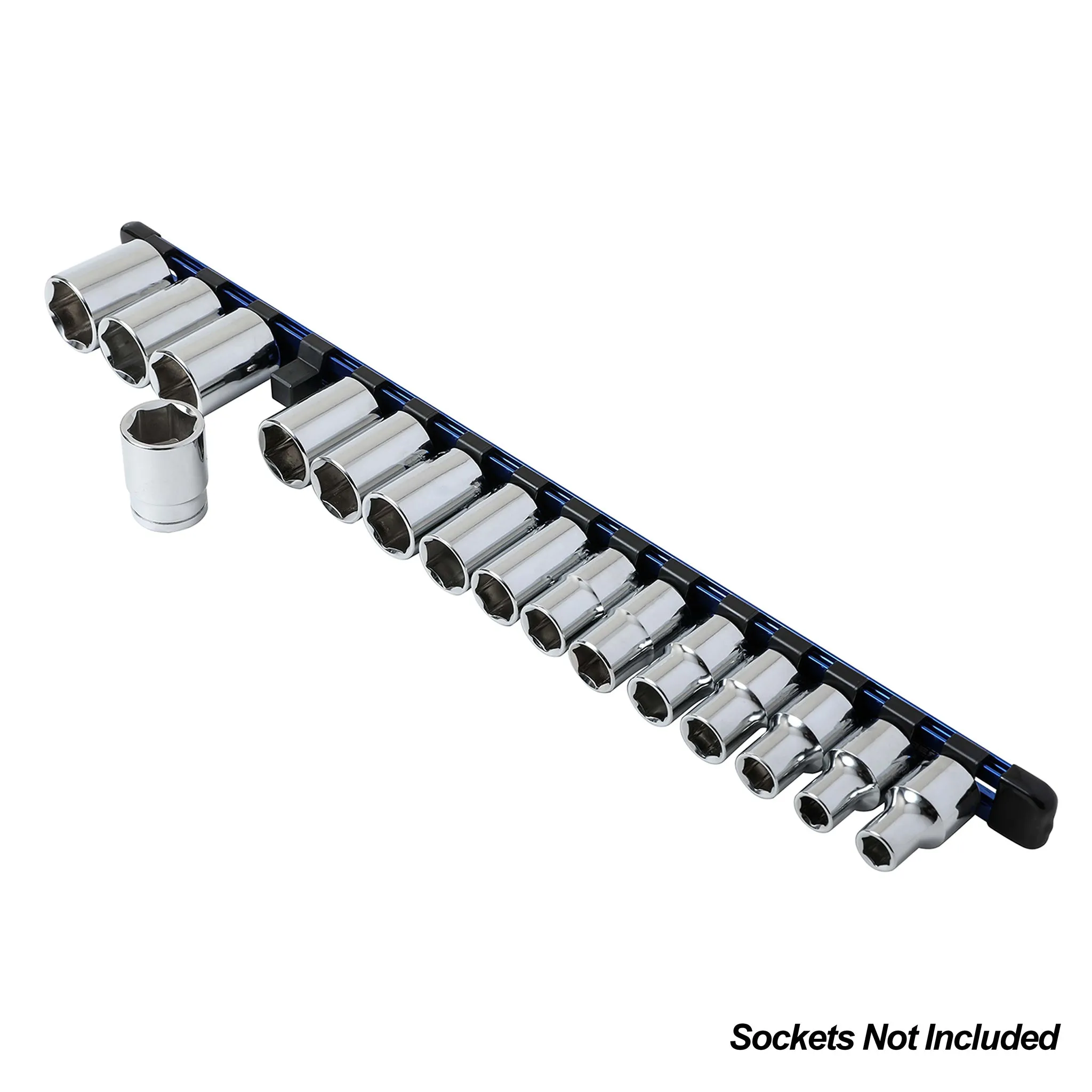 ARES 60044 - 1/2" Drive Blue Aluminum Socket Rail