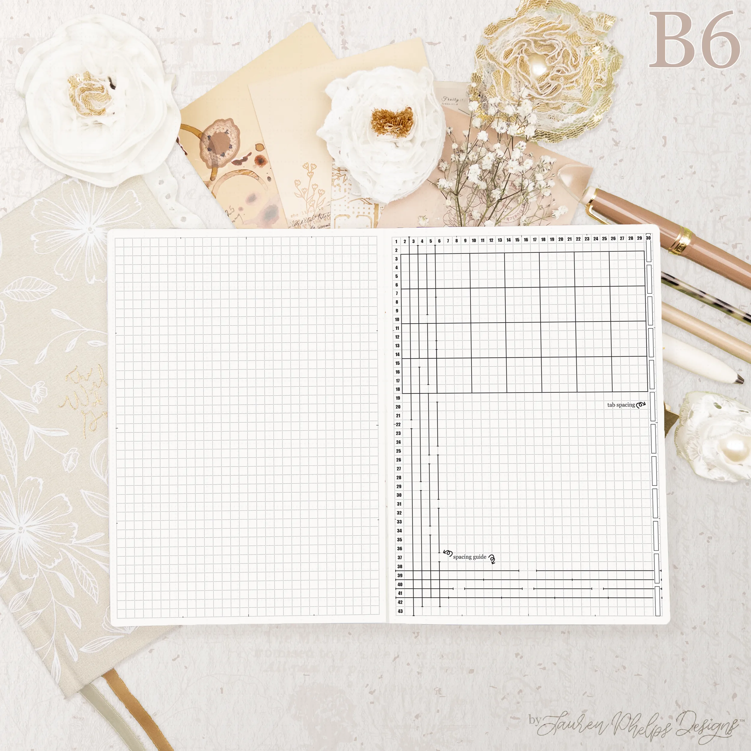 B6 Live | Plan | Dream® Notebook by Lauren Phelps Designs