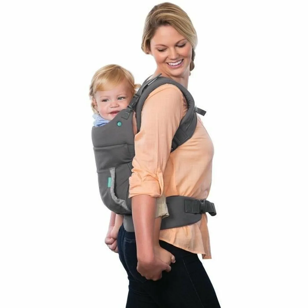 Baby Carrier Backpack Infantino Cuddle Up Bear Grey   0 Years   0 Months