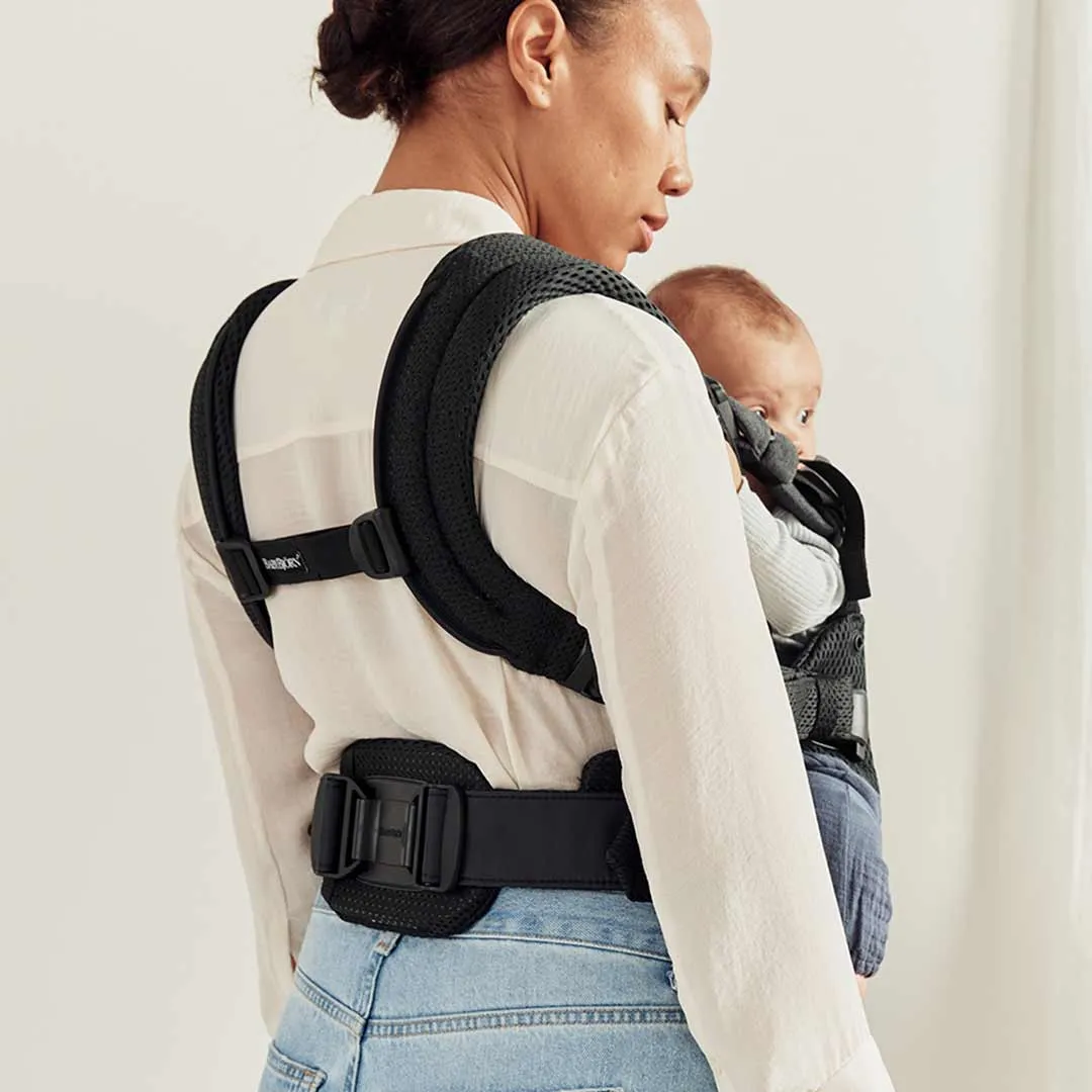 BabyBjörn Harmony 3D Mesh/Jersey Baby Carrier - Black