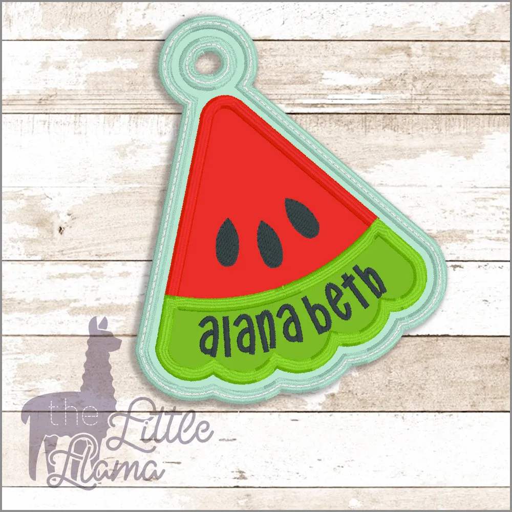 Bag Watermelon Name Tag