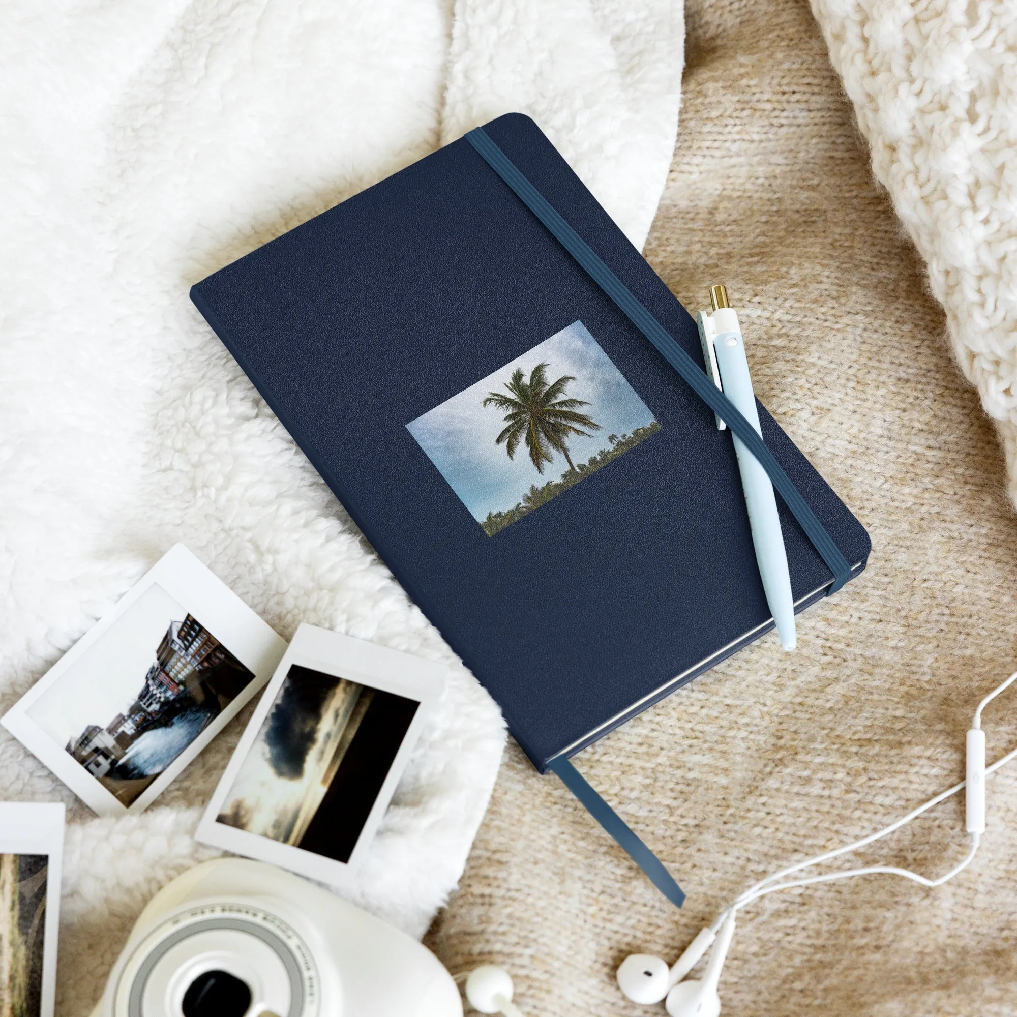 Bahamian Palm Tree Hardcover Bound Notebook