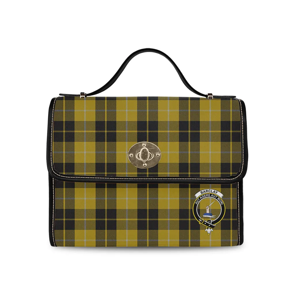 Barclay Dress Tartan Waterproof Canvas Bag with Family Crest