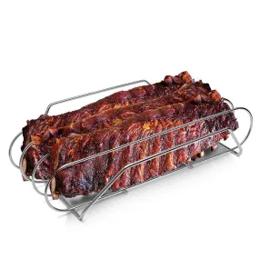 BBQ Ribs Rack for Grill l Barbecue Basket Shelf BBQ Accessory