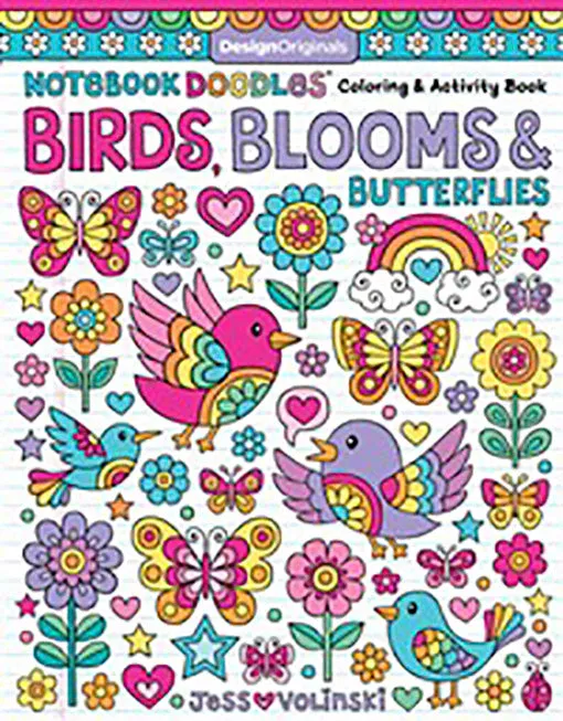 birds blooms   butterflies  | notebook doodles