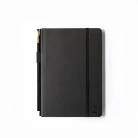 Blackwing Medium Slate Notebook - Black Cover - Ruled