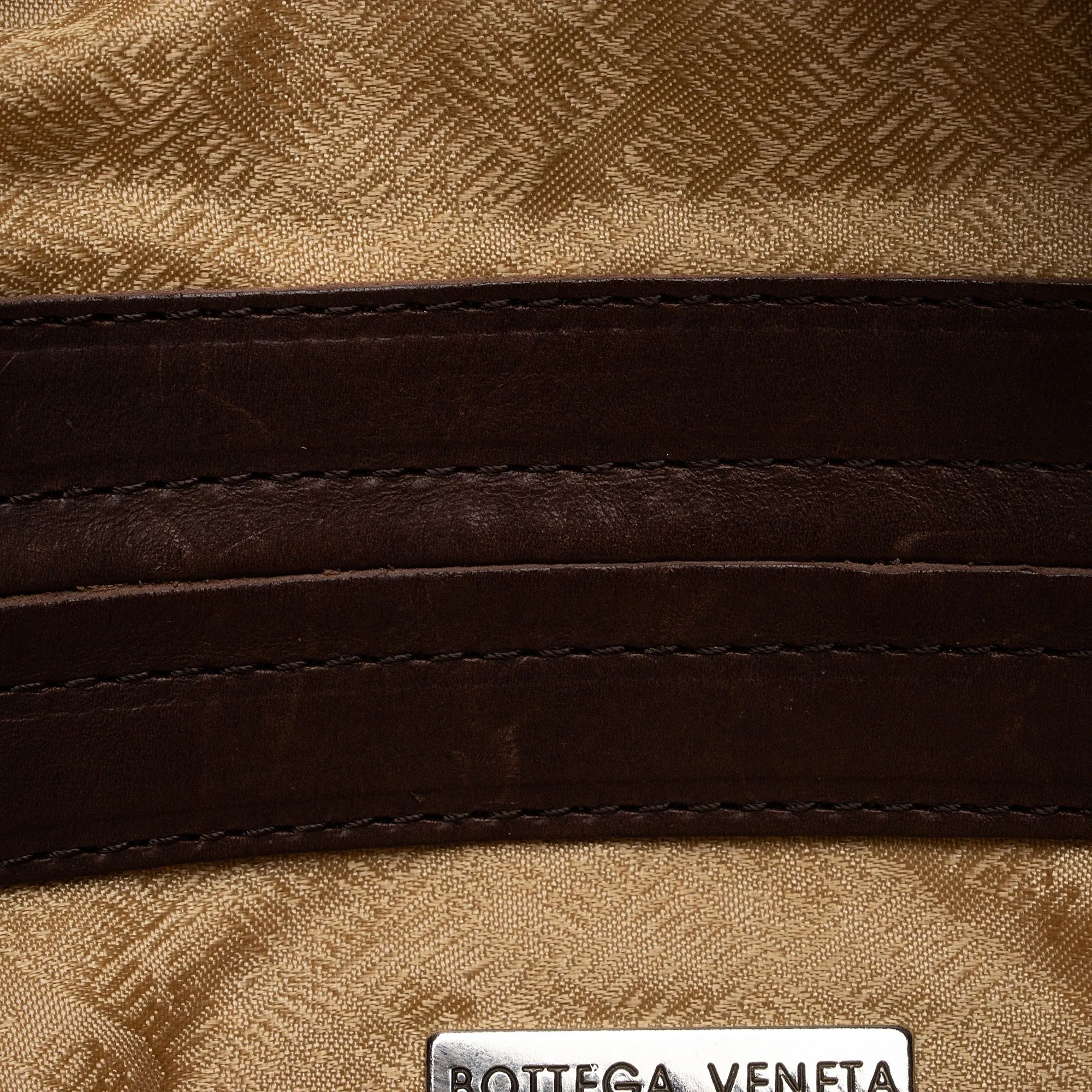 Bottega Veneta Vintage Woven Raffia Leather Zip Tote (SHF-Hp09r7)