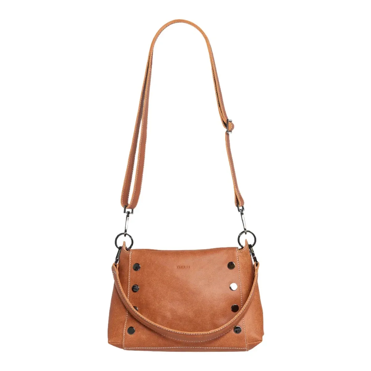 BRYANT MED Handbag in Hermosa Saddle/ Gunmetal