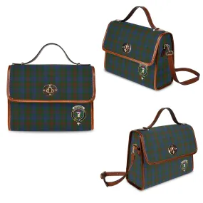 Buchanan Hunting Tartan Waterproof Canvas Bag with Family Crest