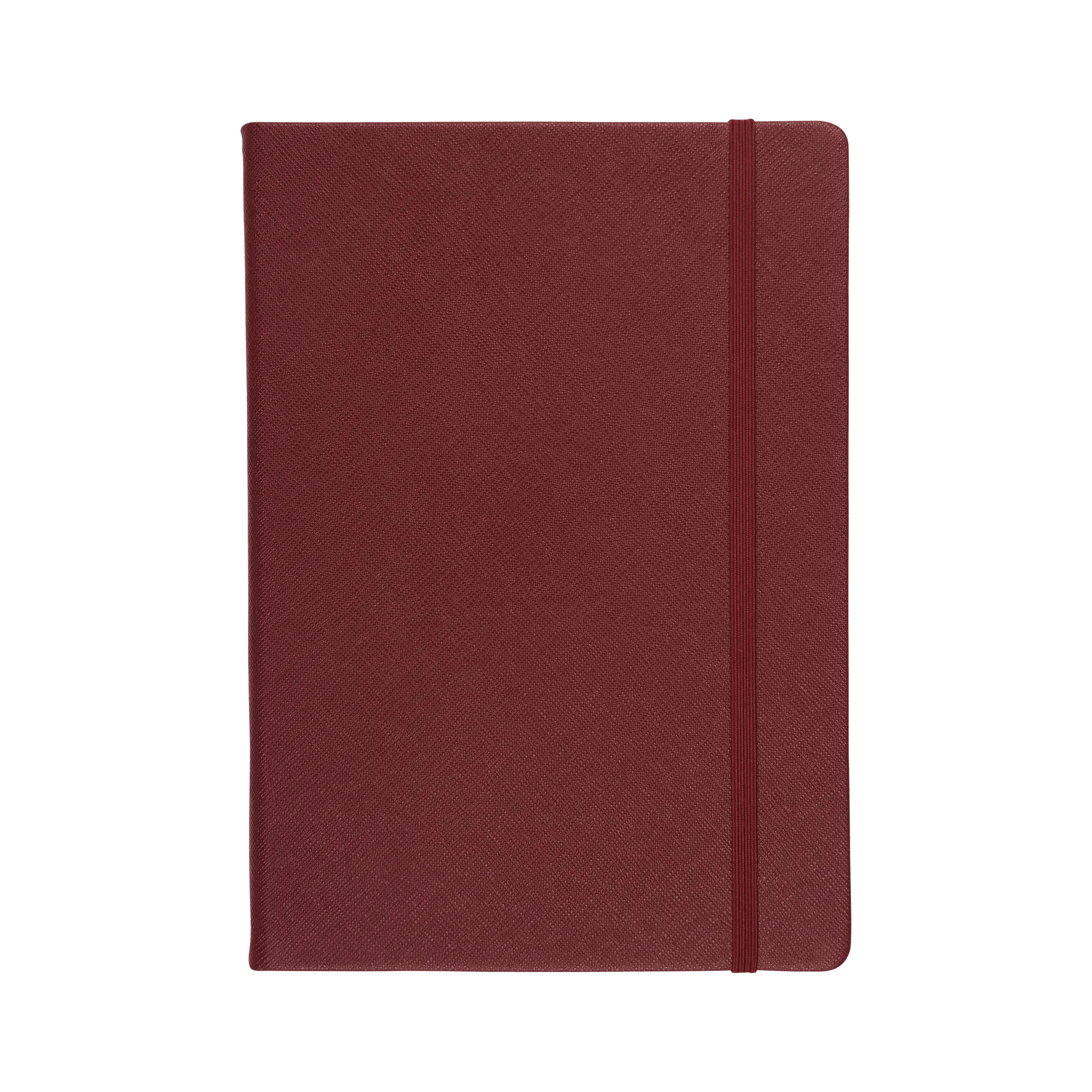 Burgundy - A5 Refillable Saffiano Notebook