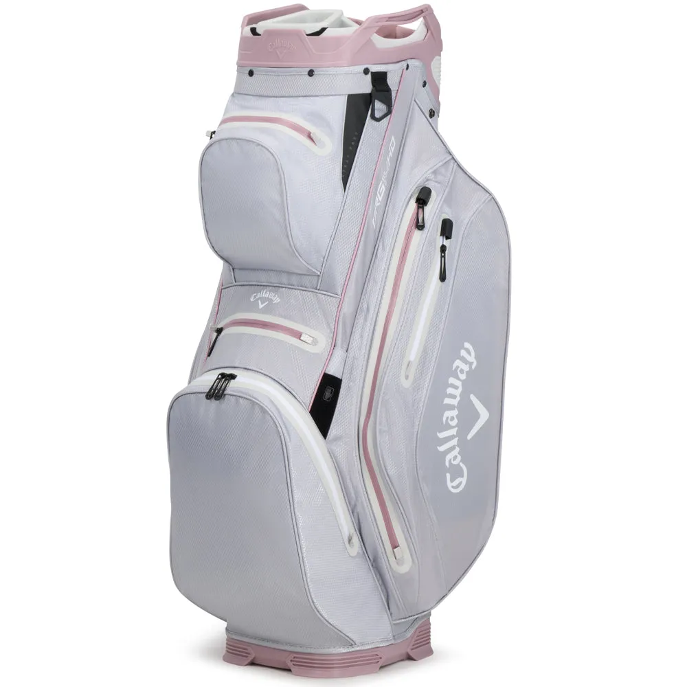 Callaway Org Hyper Dry 14 Waterproof Cart Bag - Silver/Rose