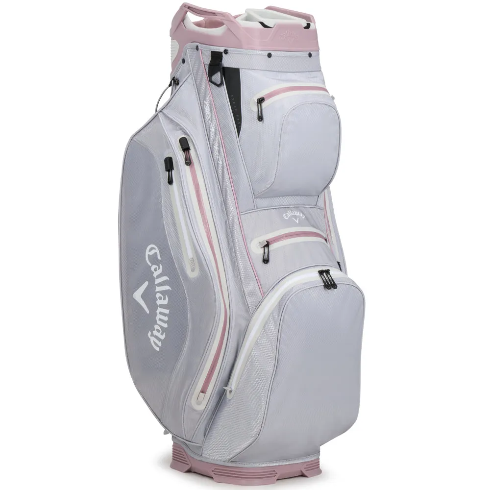 Callaway Org Hyper Dry 14 Waterproof Cart Bag - Silver/Rose