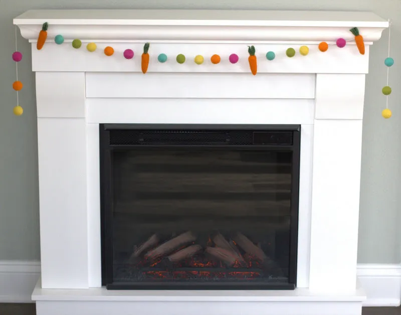 Carrot Easter Garland- Bright Colors