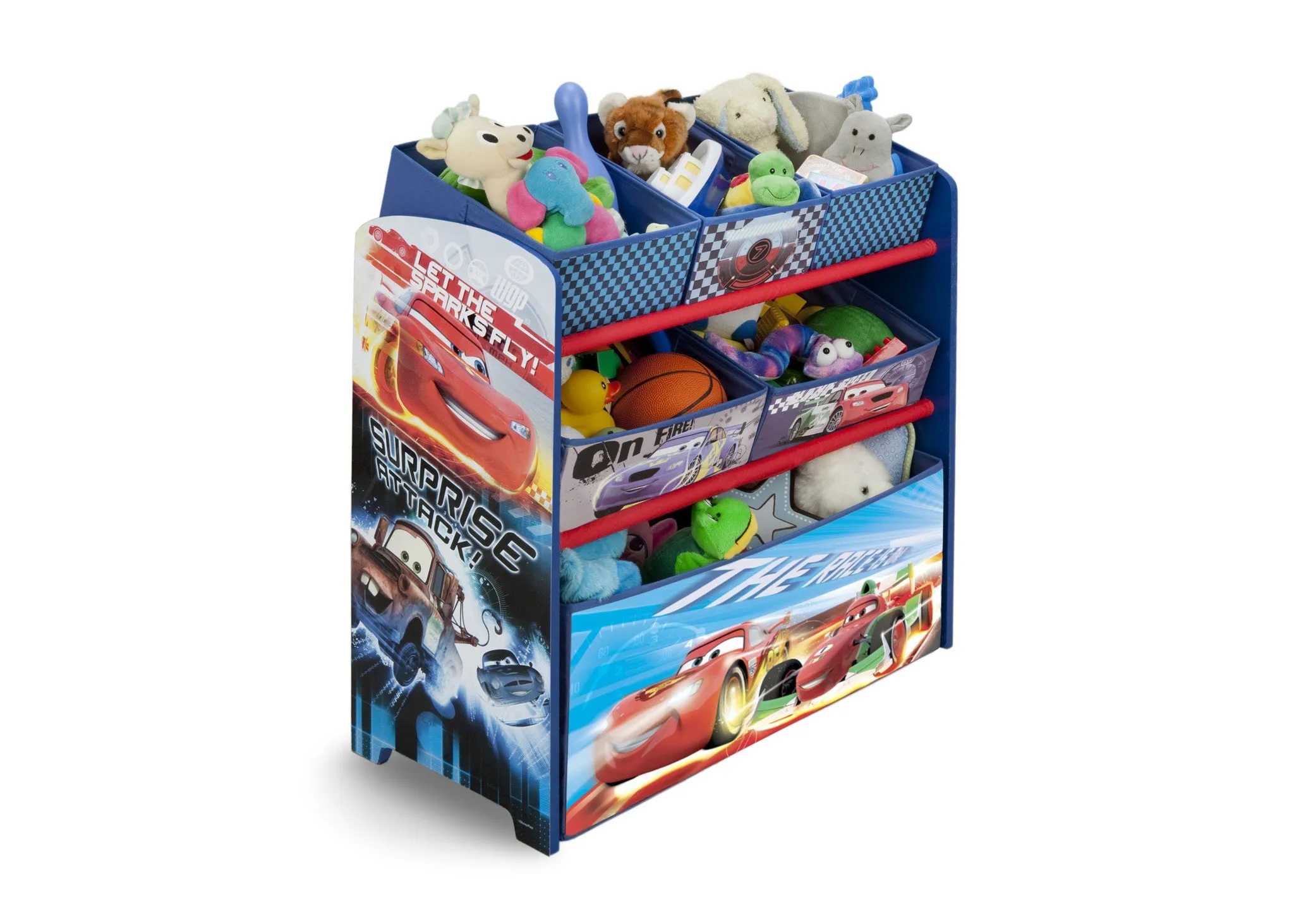 Cars Multi-Bin Toy Organizer