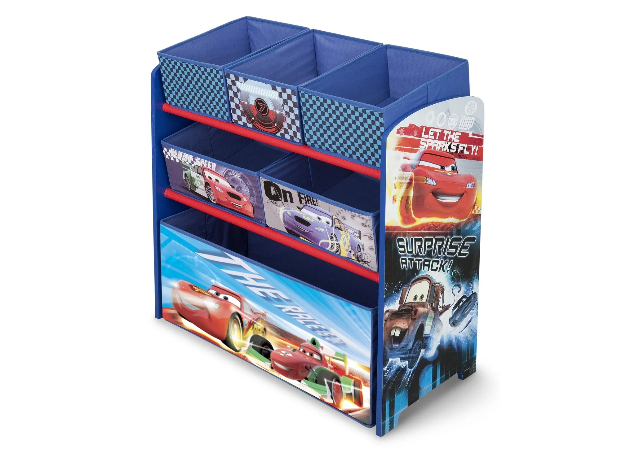 Cars Multi-Bin Toy Organizer