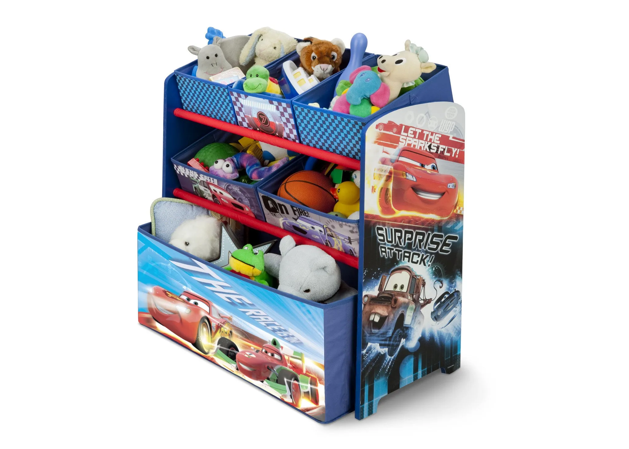 Cars Multi-Bin Toy Organizer