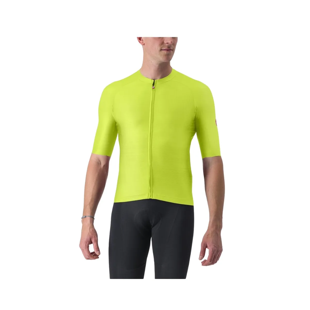 Castelli Aero Race 6.0 Short Sleeve Jersey Yellow Black