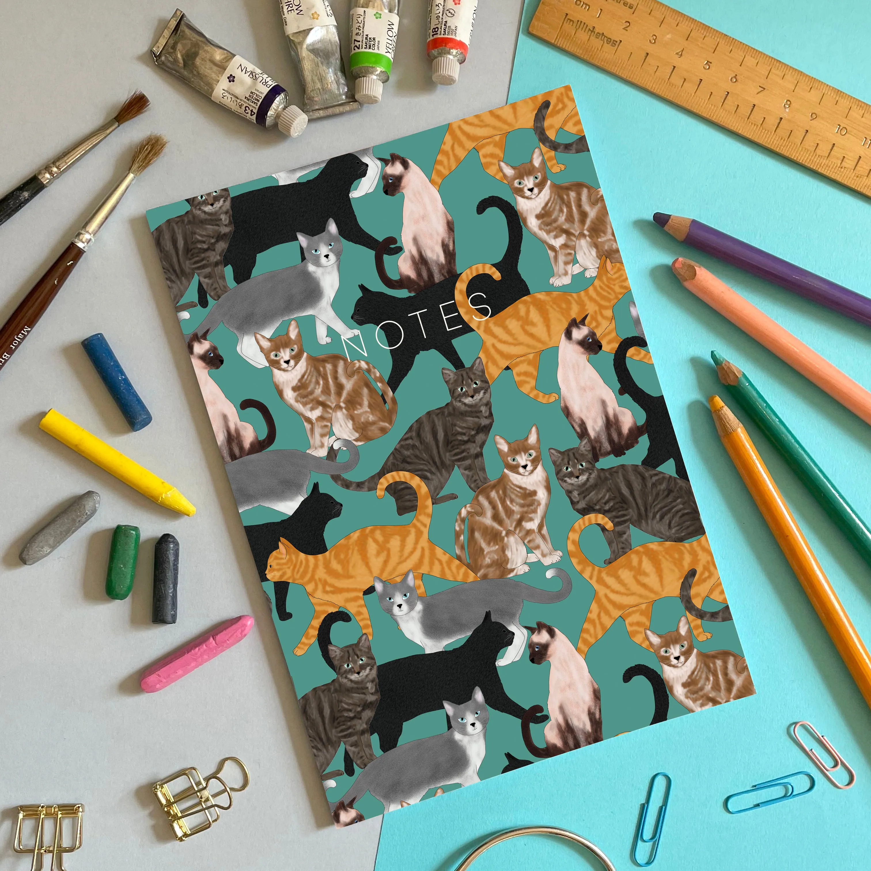 Cats - A5 Notebook