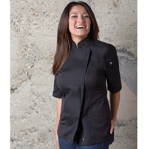 Chef Works BCWSZ006BLKXL Chef's Coat