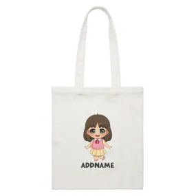 Children's Day Gift Series Little Chinese Girl Addname  Canvas Bag