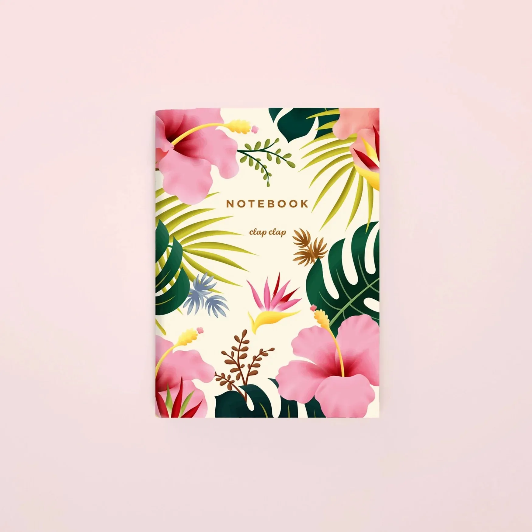 Clap Clap Hawaiian Pocket Notebook in Cream - Blank