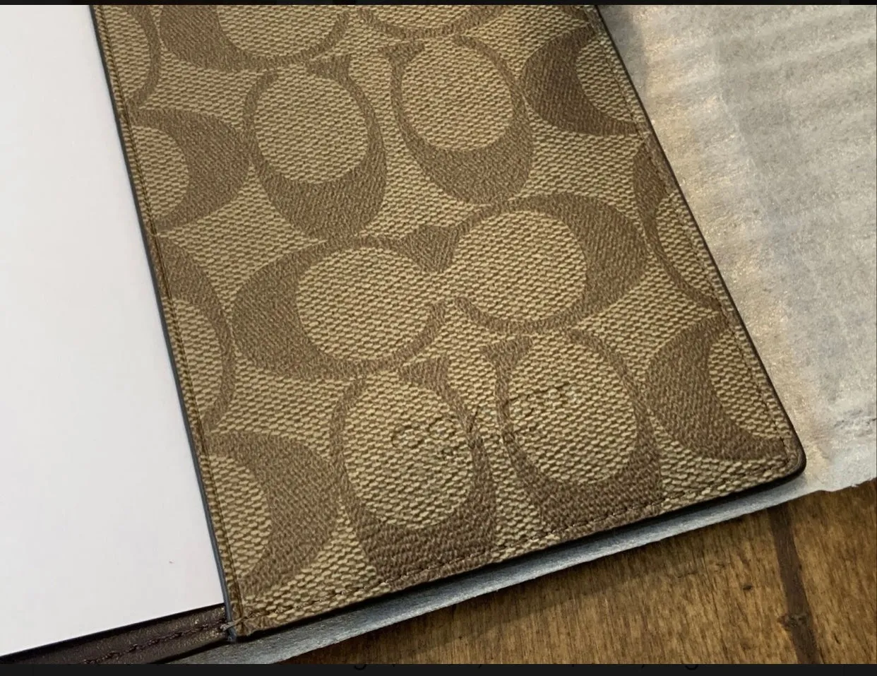 Coach Notebook in Signature Canvas