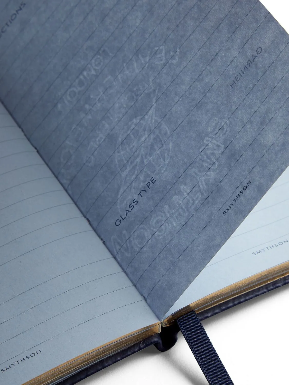 Cocktail Leather Notebook Navy