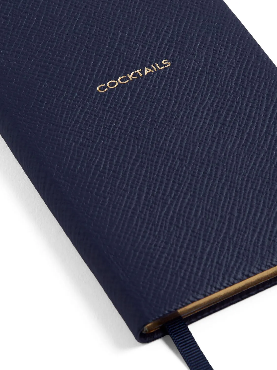 Cocktail Leather Notebook Navy