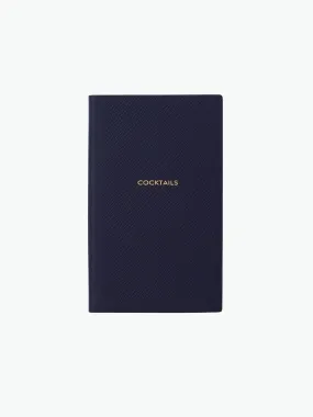 Cocktail Leather Notebook Navy