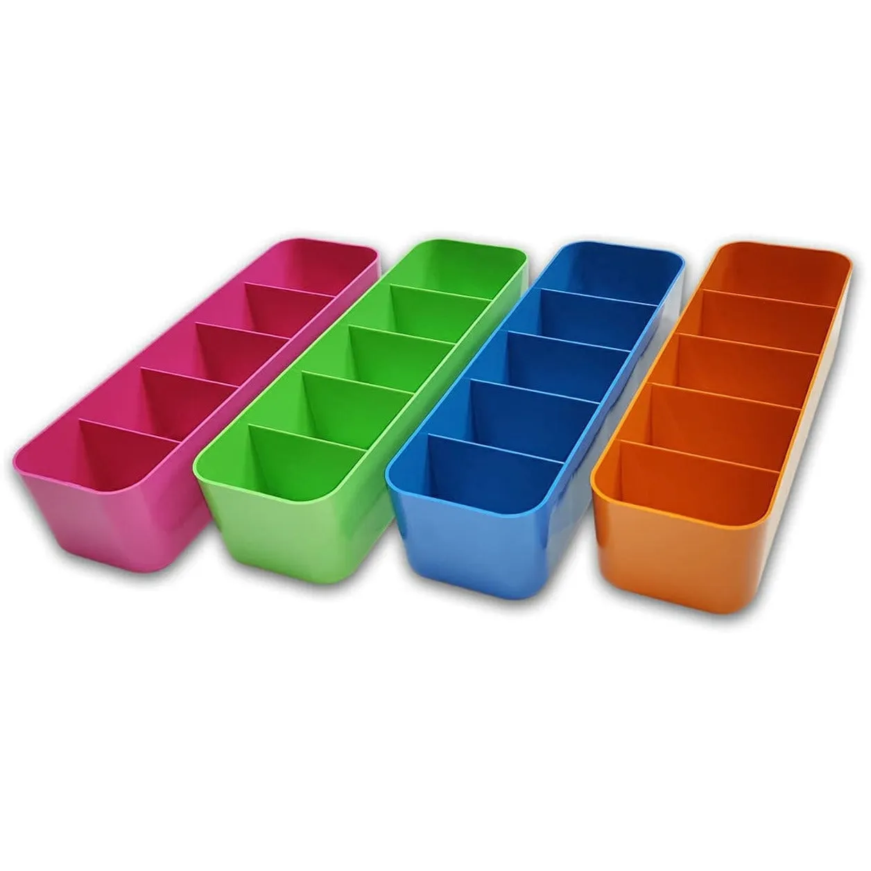 Compartments/Drawer/Shelf Organiser (For Tie, Socks, Hanky,Underwear)- Random Colour - Set of 4 PC - By AK